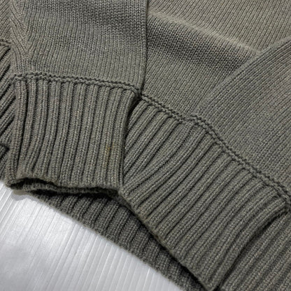 【中古品】【メンズ】 POLO RALPH LAUREN ポロ ラルフ ローレン 90's SHAWL COLLAR KNIT 90年代 ショール カラー ニット 長袖 トップス 147-260805-sa-12-tei サイズ：L カラー：グレー 万代Net店