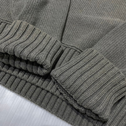 【中古品】【メンズ】 POLO RALPH LAUREN ポロ ラルフ ローレン 90's SHAWL COLLAR KNIT 90年代 ショール カラー ニット 長袖 トップス 147-260805-sa-12-tei サイズ：L カラー：グレー 万代Net店