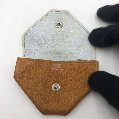 【現状渡し品】【メンズ/レディース】 HERMES エルメス LEVAIN QUATRE COIN CASE ルヴァン キャトル コインケース 財布 小銭入れ 181-251001-KS-09-tei カラー：ブラウン 万代Net店