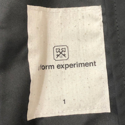 【中古品】【メンズ】 uniform experiment ユニフォームエクスペリメント 17AW UEN PHYSICAL FITNESS HOOD BLOUSON UE-178015 ウエン フィジカル フィットネス フード ブルゾン ライトアウター 142-250709-yo-08-tei サイズ：1 カラー：ブラック 万代Net店