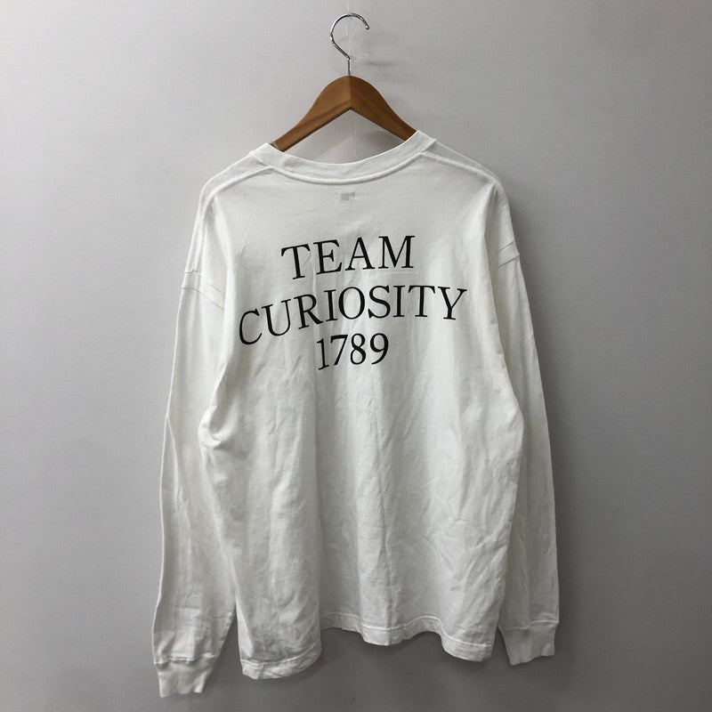【中古品】【メンズ】 SEQUEL シークエル 23AW TEAM CURIOSITY 1789 L/S TEE SQ-23AW-LT-03 チーム キュリオシティ 1789 ロングスリーブ Tシャツ 長袖 トップス 142-250709-yo-10-fuz サイズ：M カラー：ホワイト 万代Net店