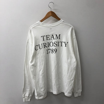 【中古品】【メンズ】 SEQUEL シークエル 23AW TEAM CURIOSITY 1789 L/S TEE SQ-23AW-LT-03 チーム キュリオシティ 1789 ロングスリーブ Tシャツ 長袖 トップス 142-250709-yo-10-fuz サイズ：M カラー：ホワイト 万代Net店