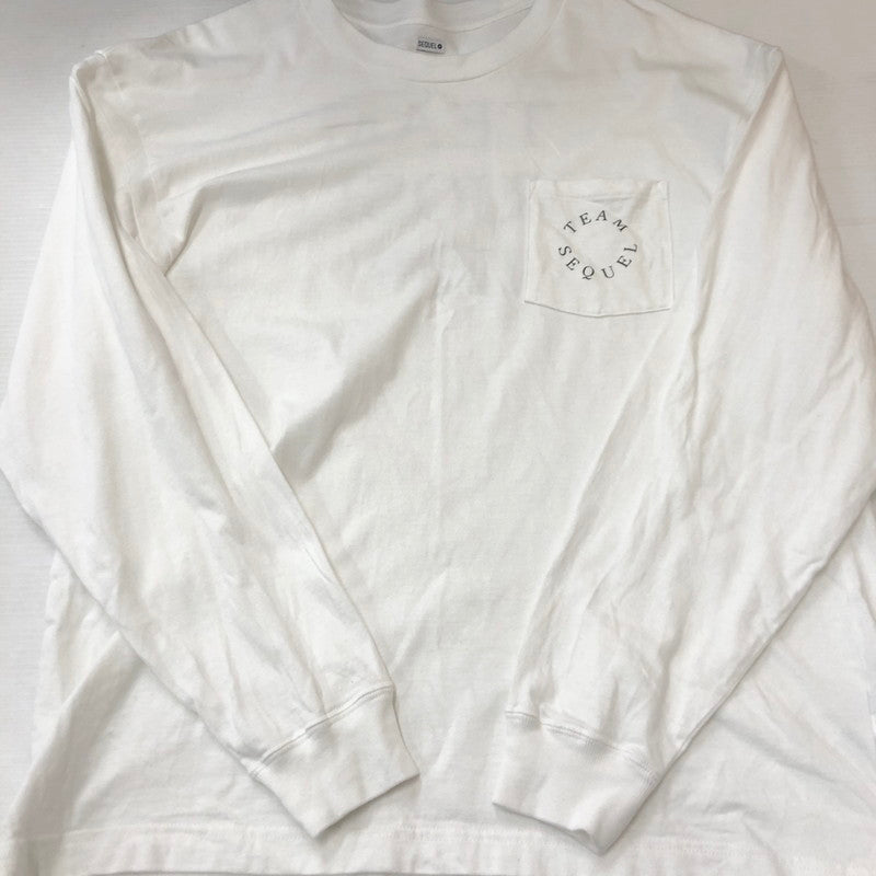 【中古品】【メンズ】 SEQUEL シークエル 23AW TEAM CURIOSITY 1789 L/S TEE SQ-23AW-LT-03 チーム キュリオシティ 1789 ロングスリーブ Tシャツ 長袖 トップス 142-250709-yo-10-fuz サイズ：M カラー：ホワイト 万代Net店