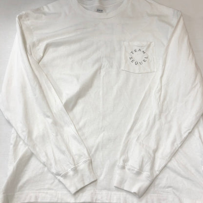 【中古品】【メンズ】 SEQUEL シークエル 23AW TEAM CURIOSITY 1789 L/S TEE SQ-23AW-LT-03 チーム キュリオシティ 1789 ロングスリーブ Tシャツ 長袖 トップス 142-250709-yo-10-fuz サイズ：M カラー：ホワイト 万代Net店
