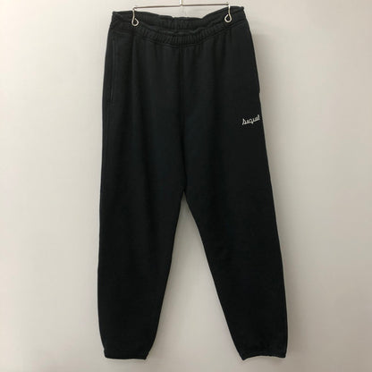 【中古品】【メンズ】 SEQUEL シークエル 22AW LOGO SWEAT PANTS SQ-22AW-PT-02 刺繍 ロゴ スウェット パンツ ボトムス 153-250709-yo-19-tei サイズ：L カラー：ブラック 万代Net店