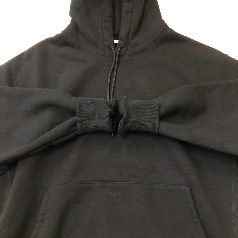 【中古品】【メンズ】 SEQUEL シークエル 23AW LOGO PULLOVER HOODIE SQ-23AW-HD-02 刺繍 ロゴ プルオーバーフーディ トップス 長袖 パーカー 142-250709-yo-13-fuzh サイズ：M カラー：ブラック 万代Net店