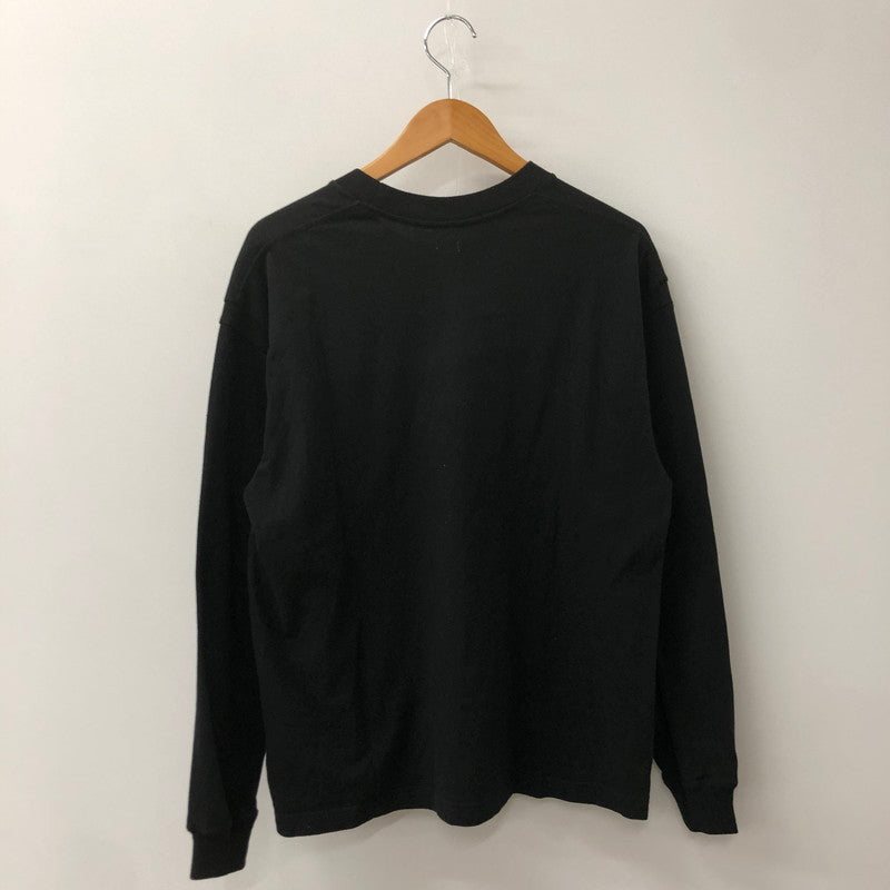 【中古品】【メンズ】 SEQUEL シークエル 23AW LOGO L/S T-SHIRT SQ-23AW-ST-03 筆記 ロゴ ロングスリーブ Tシャツ 長袖 トップス 142-250709-yo-09-tei サイズ：S カラー：ブラック 万代Net店