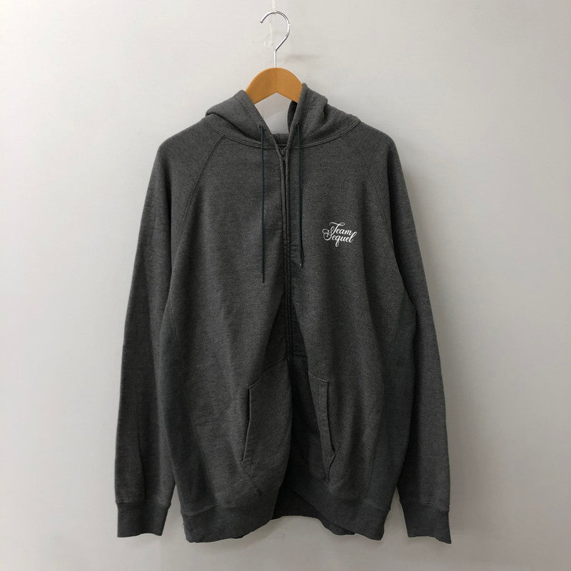 【中古品】【メンズ】 SEQUEL シークエル 24SS ZIP LOGO HOODIE SQ-24SS-HD-03 ジップ ロゴ フーディー トップス 長袖 パーカー 142-250709-yo-12-fuzh サイズ：L カラー：グレー 万代Net店