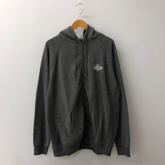 【中古品】【メンズ】 SEQUEL シークエル 24SS ZIP LOGO HOODIE SQ-24SS-HD-03 ジップ ロゴ フーディー トップス 長袖 パーカー 142-250709-yo-12-fuzh サイズ：L カラー：グレー 万代Net店