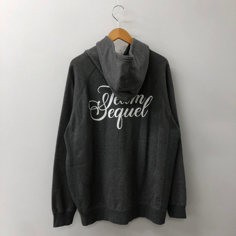 【中古品】【メンズ】 SEQUEL シークエル 24SS ZIP LOGO HOODIE SQ-24SS-HD-03 ジップ ロゴ フーディー トップス 長袖 パーカー 142-250709-yo-12-fuzh サイズ：L カラー：グレー 万代Net店