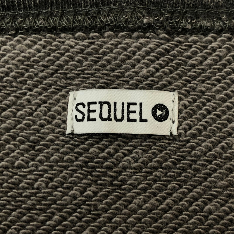 【中古品】【メンズ】 SEQUEL シークエル 24SS ZIP LOGO HOODIE SQ-24SS-HD-03 ジップ ロゴ フーディー トップス 長袖 パーカー 142-250709-yo-12-fuzh サイズ：L カラー：グレー 万代Net店