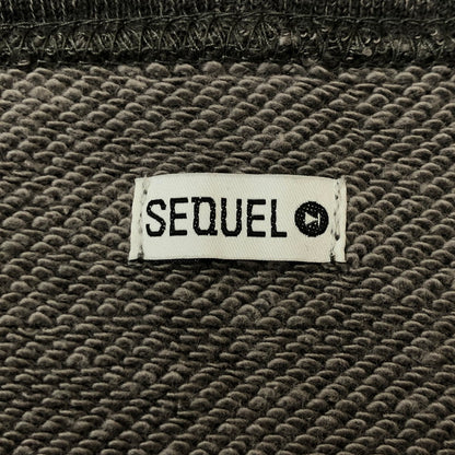 【中古品】【メンズ】 SEQUEL シークエル 24SS ZIP LOGO HOODIE SQ-24SS-HD-03 ジップ ロゴ フーディー トップス 長袖 パーカー 142-250709-yo-12-fuzh サイズ：L カラー：グレー 万代Net店