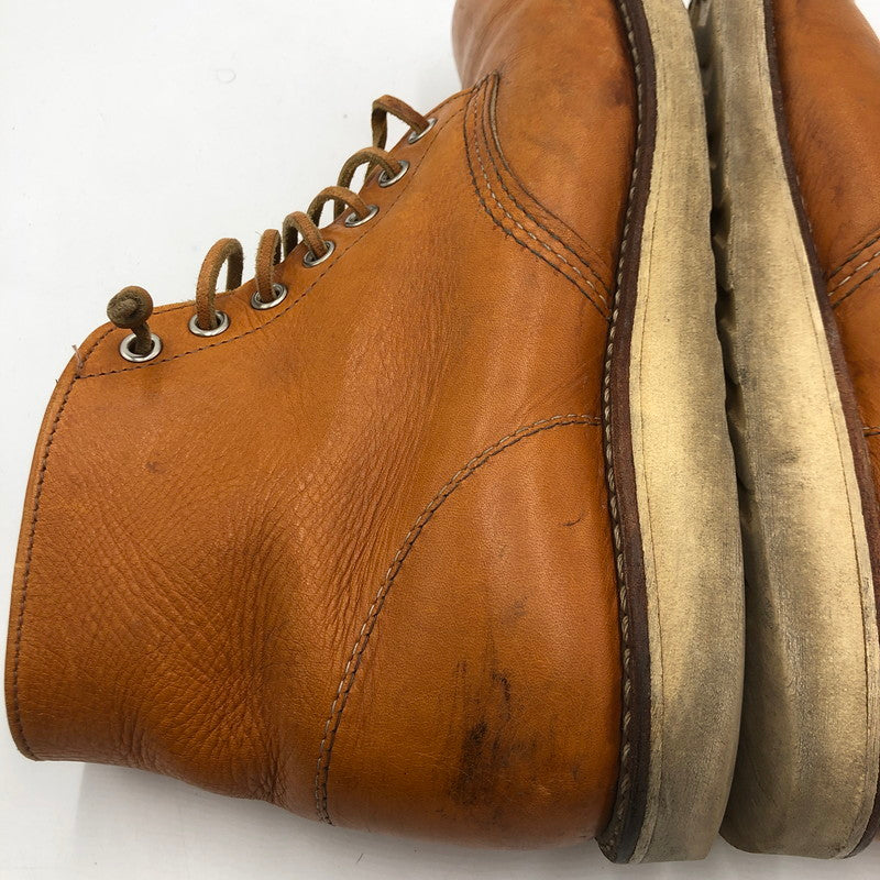 【中古品】【メンズ】 RED WING レッドウィング 9871 IRISH SETTER 6 ROUND TOE アイリッシュ セッター 6 ラウンド トゥ 靴 ワークブーツ 164-250709-yo-23-tei カラー：GOLD RUSSET SEQUOIA 万代Net店