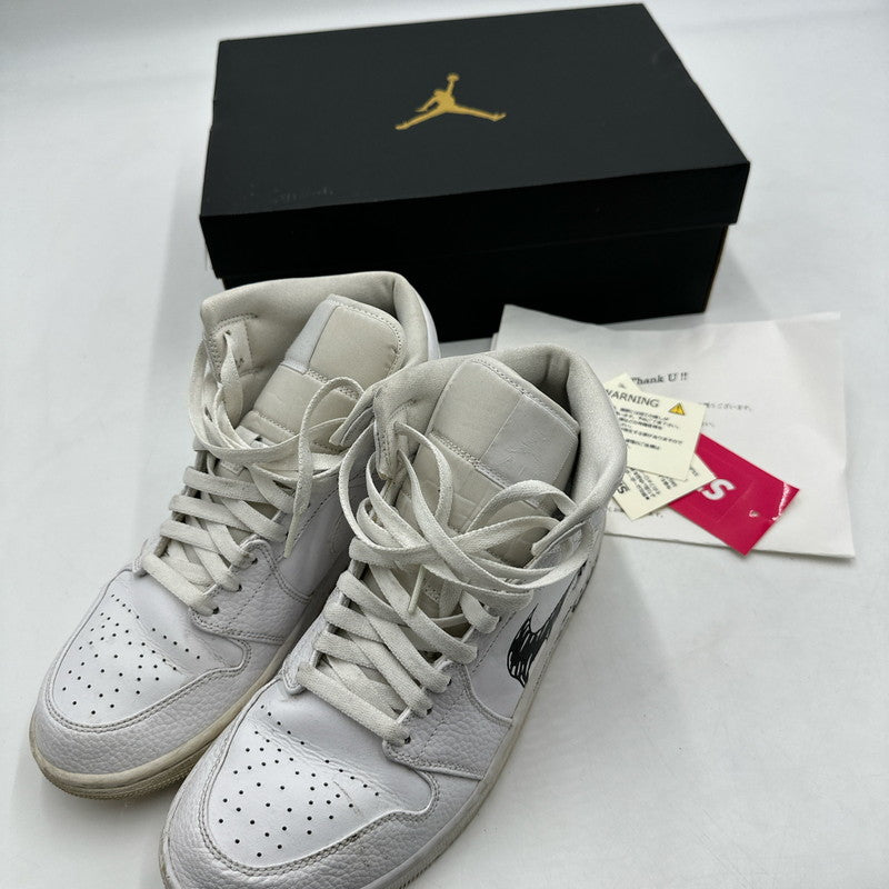 【現状渡し品】【メンズ】 NIKE 「STuREET」CUSTOM AIR JORDAN 1 MID INSPIRE SKETCH&DROP 554724-130 STuREET カスタム エアジョーダン1 ミッド 160-260210-nm-09-tei サイズ：26.5 万代Net店