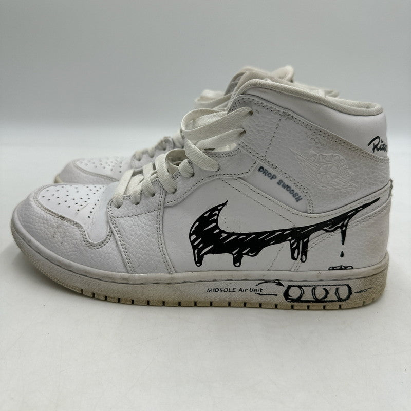 【現状渡し品】【メンズ】 NIKE 「STuREET」CUSTOM AIR JORDAN 1 MID INSPIRE SKETCH&DROP 554724-130 STuREET カスタム エアジョーダン1 ミッド 160-260210-nm-09-tei サイズ：26.5 万代Net店