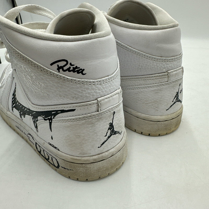 【現状渡し品】【メンズ】 NIKE 「STuREET」CUSTOM AIR JORDAN 1 MID INSPIRE SKETCH&DROP 554724-130 STuREET カスタム エアジョーダン1 ミッド 160-260210-nm-09-tei サイズ：26.5 万代Net店