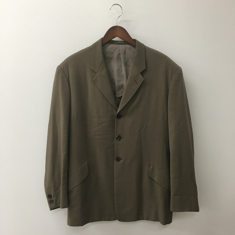 【中古品】【メンズ】 Y’s for men ワイズフォーメン 90's 3B TAILORED JACKET MB-J05-102 90年代 3B テーラードジャケット トップス 140-250711-yo-11-tei サイズ：S カラー：カーキ 万代Net店