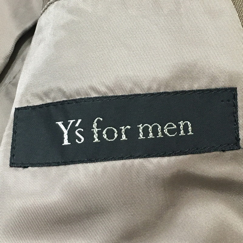 【中古品】【メンズ】 Y’s for men ワイズフォーメン 90's 3B TAILORED JACKET MB-J05-102 90年代 3B テーラードジャケット トップス 140-250711-yo-11-tei サイズ：S カラー：カーキ 万代Net店