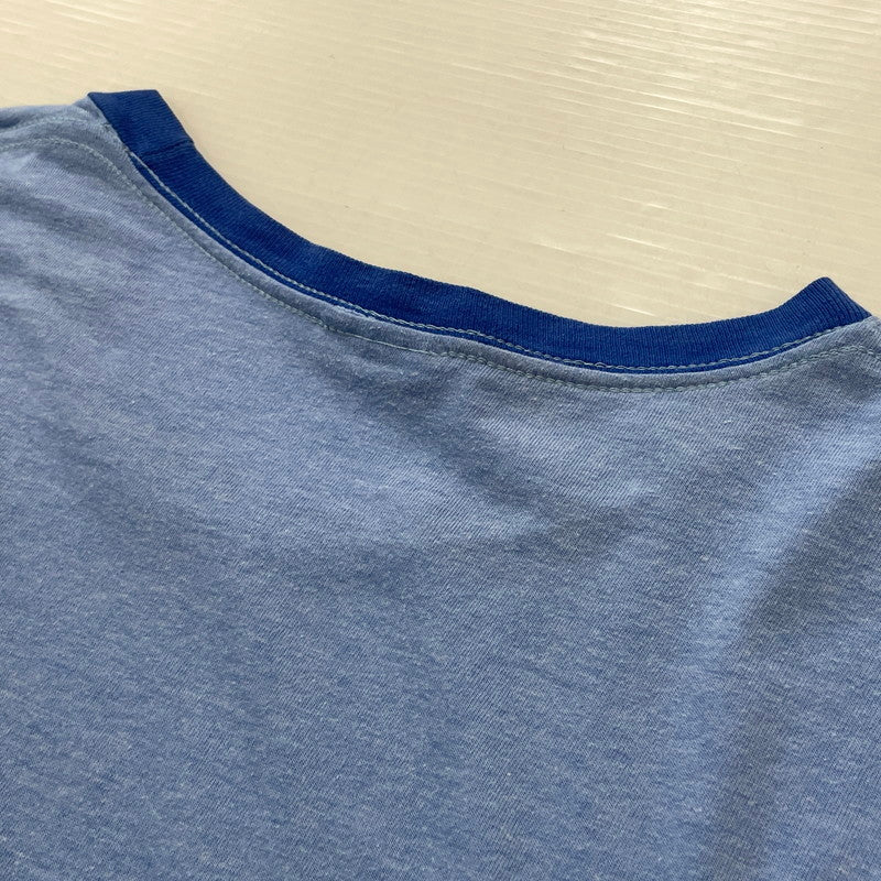 【中古品】【メンズ】 THUNDER CREEK サンダー クリーク BACK TO THE FUTURE RINGER TEE バック トゥー ザ フューチャー Tシャツ 半袖 トップス 145-260731-sa-05-tei サイズ：L カラー：ブルー 万代Net店