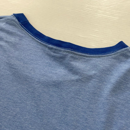 【中古品】【メンズ】 THUNDER CREEK サンダー クリーク BACK TO THE FUTURE RINGER TEE バック トゥー ザ フューチャー Tシャツ 半袖 トップス 145-260731-sa-05-tei サイズ：L カラー：ブルー 万代Net店