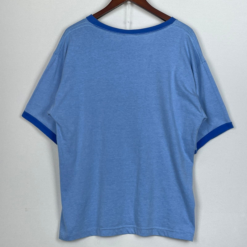 【中古品】【メンズ】 THUNDER CREEK サンダー クリーク BACK TO THE FUTURE RINGER TEE バック トゥー ザ フューチャー Tシャツ 半袖 トップス 145-260731-sa-05-tei サイズ：L カラー：ブルー 万代Net店