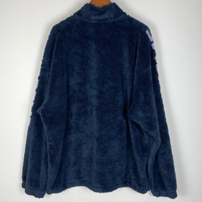 【中古品】【メンズ】 Supreme シュプリーム 25SS SHOULDER LOGO FLEECE JACKET ショルダーロゴ フリースジャケット ライトアウター 149-251218-yy-07-fuz サイズ：XXL カラー：ネイビー 万代Net店