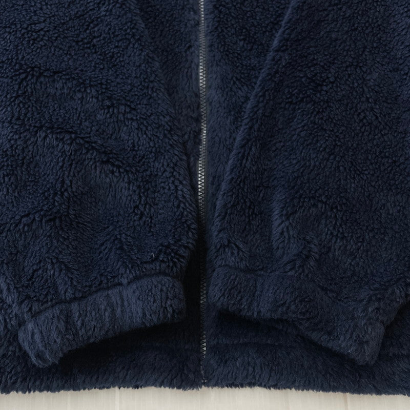 【中古品】【メンズ】 Supreme シュプリーム 25SS SHOULDER LOGO FLEECE JACKET ショルダーロゴ フリースジャケット ライトアウター 149-251218-yy-07-fuz サイズ：XXL カラー：ネイビー 万代Net店