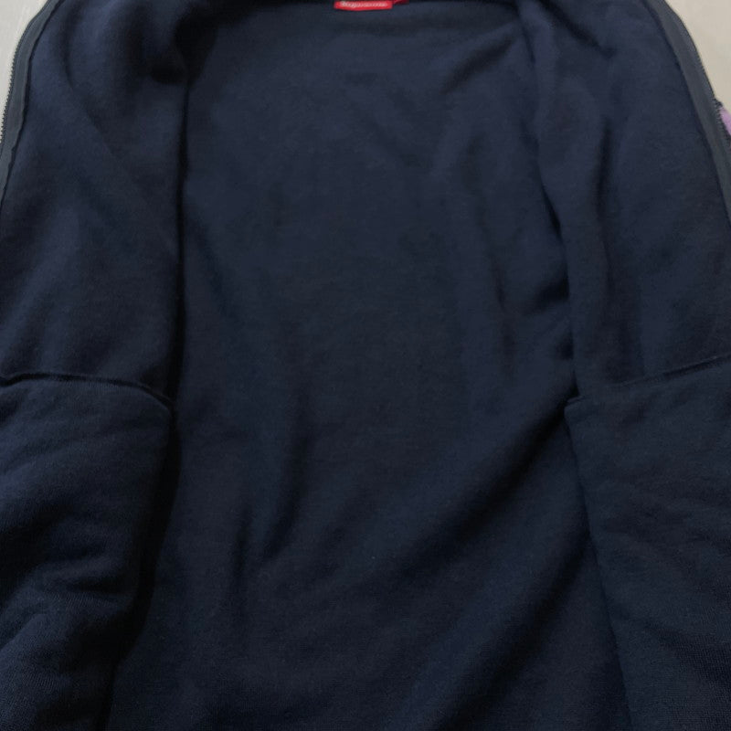 【中古品】【メンズ】 Supreme シュプリーム 25SS SHOULDER LOGO FLEECE JACKET ショルダーロゴ フリースジャケット ライトアウター 149-251218-yy-07-fuz サイズ：XXL カラー：ネイビー 万代Net店