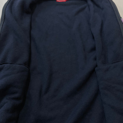 【中古品】【メンズ】 Supreme シュプリーム 25SS SHOULDER LOGO FLEECE JACKET ショルダーロゴ フリースジャケット ライトアウター 149-251218-yy-07-fuz サイズ：XXL カラー：ネイビー 万代Net店