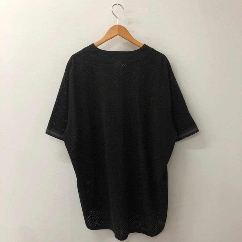 【中古美品】【メンズ】 Supreme シュプリーム 24SS ULTRASUEDE MESH BASEBALL JERSEY ウルトラスエード メッシュ ベースボールジャージ トップス 半袖シャツ 149-250731-kk-01-tei サイズ：XL カラー：ブラック 万代Net店