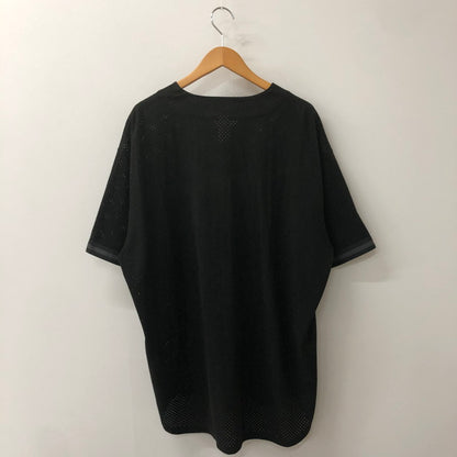 【中古美品】【メンズ】 Supreme シュプリーム 24SS ULTRASUEDE MESH BASEBALL JERSEY ウルトラスエード メッシュ ベースボールジャージ トップス 半袖シャツ 149-250731-kk-01-tei サイズ：XL カラー：ブラック 万代Net店