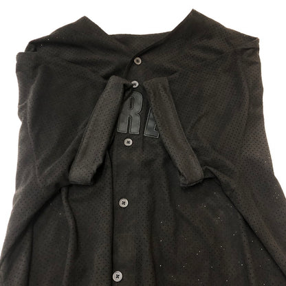 【中古美品】【メンズ】 Supreme シュプリーム 24SS ULTRASUEDE MESH BASEBALL JERSEY ウルトラスエード メッシュ ベースボールジャージ トップス 半袖シャツ 149-250731-kk-01-tei サイズ：XL カラー：ブラック 万代Net店