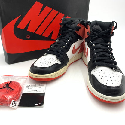 【中古品】【メンズ】 NIKE ナイキ AIR JORDAN 1 RETRO HIGH TRACK RED 555088-112 エアジョーダン1 レトロ ハイ スニーカー 靴 シューズ 160-260804-ko-03-tei サイズ：27.5cm カラー：レッド 万代Net店
