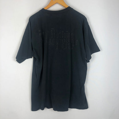 【現状渡し品】【メンズ】 ALL SPORT オールスポーツ 90’s S/S LOGO PRINT TEE 90年代 ショートスリーブ ロゴ プリント Tシャツ 半袖 トップス USA製 145-260128-ks-03-tei サイズ：XL カラー：ネイビー 万代Net店