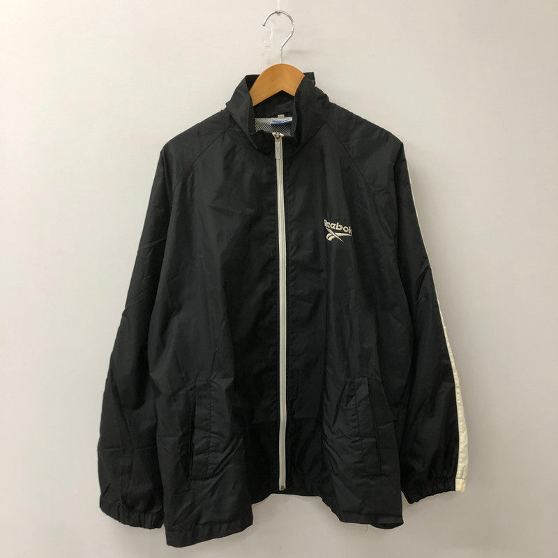 【中古品】【メンズ】 Reebok リーボック 00’s NYLON JACKET 00年代 ナイロン ジャケット ライトアウター 148-250721-yo-27-tei サイズ：L カラー：ブラック 万代Net店
