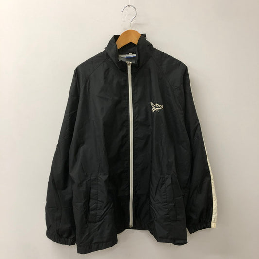 【中古品】【メンズ】 Reebok リーボック 00’s NYLON JACKET 00年代 ナイロン ジャケット ライトアウター 148-250721-yo-27-tei サイズ：L カラー：ブラック 万代Net店