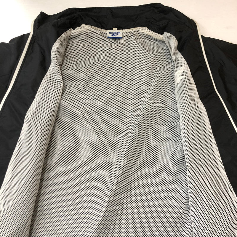 【中古品】【メンズ】 Reebok リーボック 00’s NYLON JACKET 00年代 ナイロン ジャケット ライトアウター 148-250721-yo-27-tei サイズ：L カラー：ブラック 万代Net店