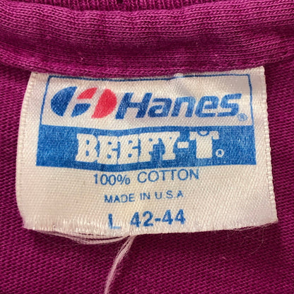 【現状渡し品】【メンズ】 HARLEY DAVIDSON ハーレーダビッドソン 80's HIBISCUS TEE VINTAGE 80年代 ハイビスカス Tシャツ 半袖 トップス ヴィンテージ HANESボディ 145-250715-yo-28-tei サイズ：L カラー：パープル 万代Net店