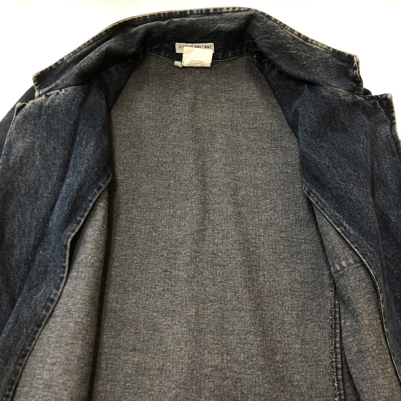 【中古品】【メンズ】 GEORGES MARCIANO for GUESS ジョージス マルシアーノ フォア ゲス 90's DENIM JACKET 25881 90年代 デニム ジャケット ライトアウター 145-250715-yo-30-tei サイズ：2 カラー：インディゴ 万代Net店