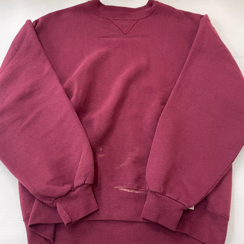 【中古品】【メンズ】 RUSSELL ATHLETIC ラッセル アスレティック 90’s V GADGET SWEAT 90年代 前Vガゼット スウェット 長袖 トップス トレーナー USA製 145-250717-yo-17-tei サイズ：L カラー：バーガンディ 万代Net店