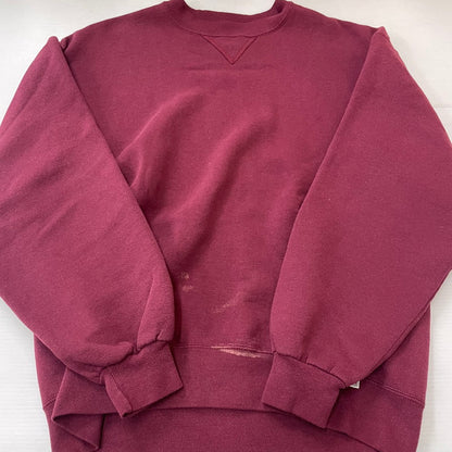 【中古品】【メンズ】 RUSSELL ATHLETIC ラッセル アスレティック 90’s V GADGET SWEAT 90年代 前Vガゼット スウェット 長袖 トップス トレーナー USA製 145-250717-yo-17-tei サイズ：L カラー：バーガンディ 万代Net店