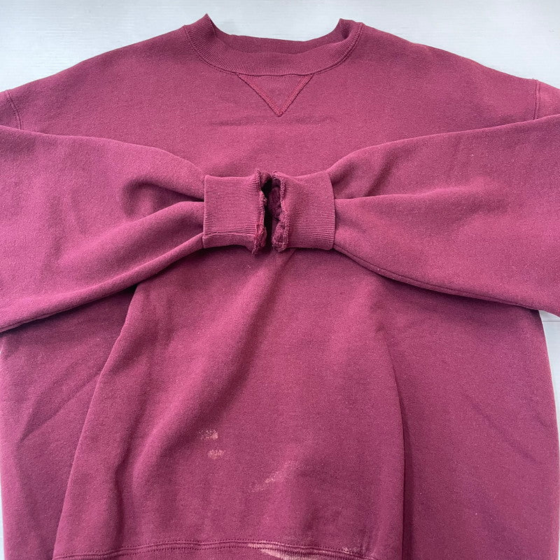 【中古品】【メンズ】 RUSSELL ATHLETIC ラッセル アスレティック 90’s V GADGET SWEAT 90年代 前Vガゼット スウェット 長袖 トップス トレーナー USA製 145-250717-yo-17-tei サイズ：L カラー：バーガンディ 万代Net店