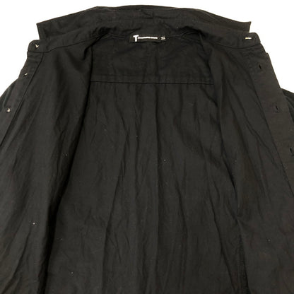 【中古品】【メンズ】 Alexander Wang アレキサンダーワン COTTON BUTTON S/S SHIRT コットン ボタン ショートスリーブ シャツ 半袖 トップス 141-250721-yo-03-tei サイズ：XS カラー：ブラック 万代Net店