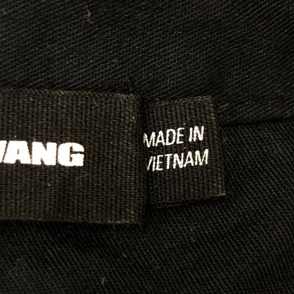 【中古品】【メンズ】 Alexander Wang アレキサンダーワン COTTON BUTTON S/S SHIRT コットン ボタン ショートスリーブ シャツ 半袖 トップス 141-250721-yo-03-tei サイズ：XS カラー：ブラック 万代Net店