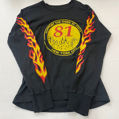 【中古品】【メンズ】 FRUITS OF THE LOOM フルーツ オブ ザルーム HELLS ANGELES L/S TEE ヘルズ エンジェルス ロングスリーブ Tシャツ 長袖 トップス 145-250717-yo-11-tei サイズ：S カラー：ブラック 万代Net店