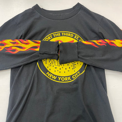 【中古品】【メンズ】 FRUITS OF THE LOOM フルーツ オブ ザルーム HELLS ANGELES L/S TEE ヘルズ エンジェルス ロングスリーブ Tシャツ 長袖 トップス 145-250717-yo-11-tei サイズ：S カラー：ブラック 万代Net店