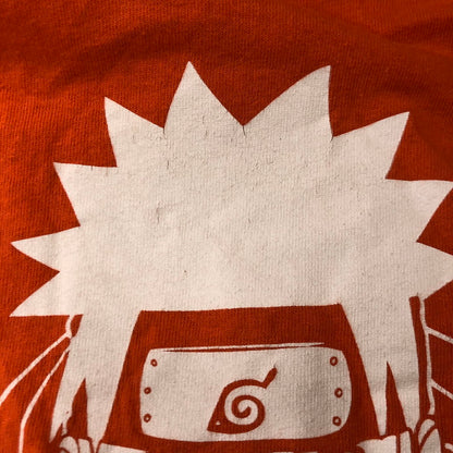 【中古品】【メンズ】 UNKNOWN NARUTO SHIPPUDEN 20TH S/S T-SHIRT ナルト 疾風伝 20周年 ショートスリーブ Tシャツ 半袖 トップス 145-250721-yo-25-tei サイズ：M カラー：オレンジ 万代Net店