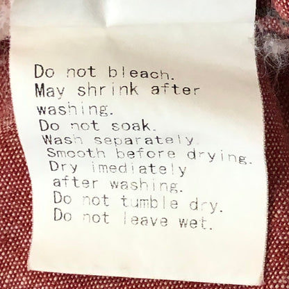 【中古品】【メンズ】 A BATHING APE アベイシングエイプ BACK LOGO WESTERN SHIRT バック ロゴ ウエスタン シャツ 長袖 トップス 142-250721-yo-07-tei サイズ：L カラー：レッド 万代Net店