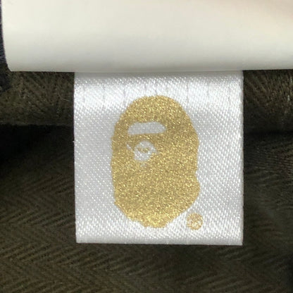 【中古品】【メンズ】 A BATHING APE アベイシングエイプ LOOSE COTTON PANTS 001PTI801017M ルーズ コットン パンツ ボトムス 153-250721-yo-29-tei サイズ：L カラー：ブラック 万代Net店