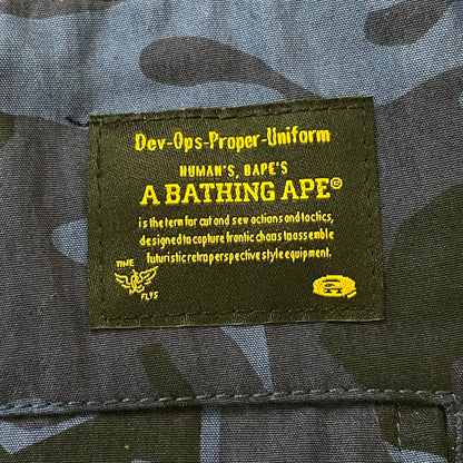 【中古品】【メンズ】 A BATHING APE アベイシングエイプ SANDCAMO MULTI POCKET WIDE FIT PANT 001PTI301009M サンドカモ マルチ ポケット ワイド フィット パンツ ボトムス 153-250717-yo-37-fuz サイズ：L カラー：ネイビー 万代Net店